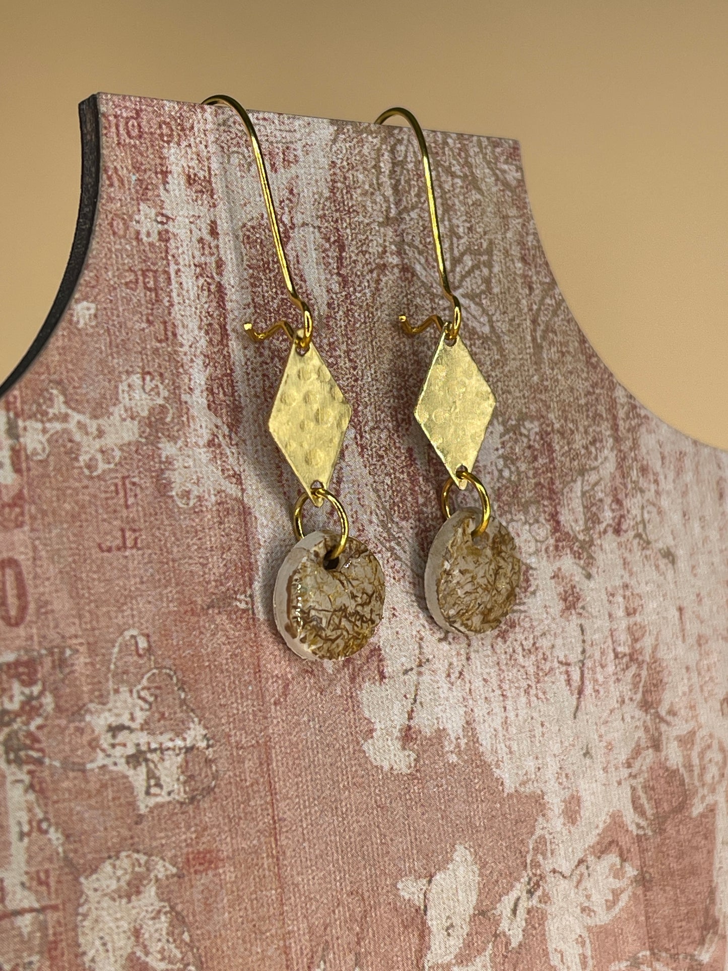 Gold Drop Earrings