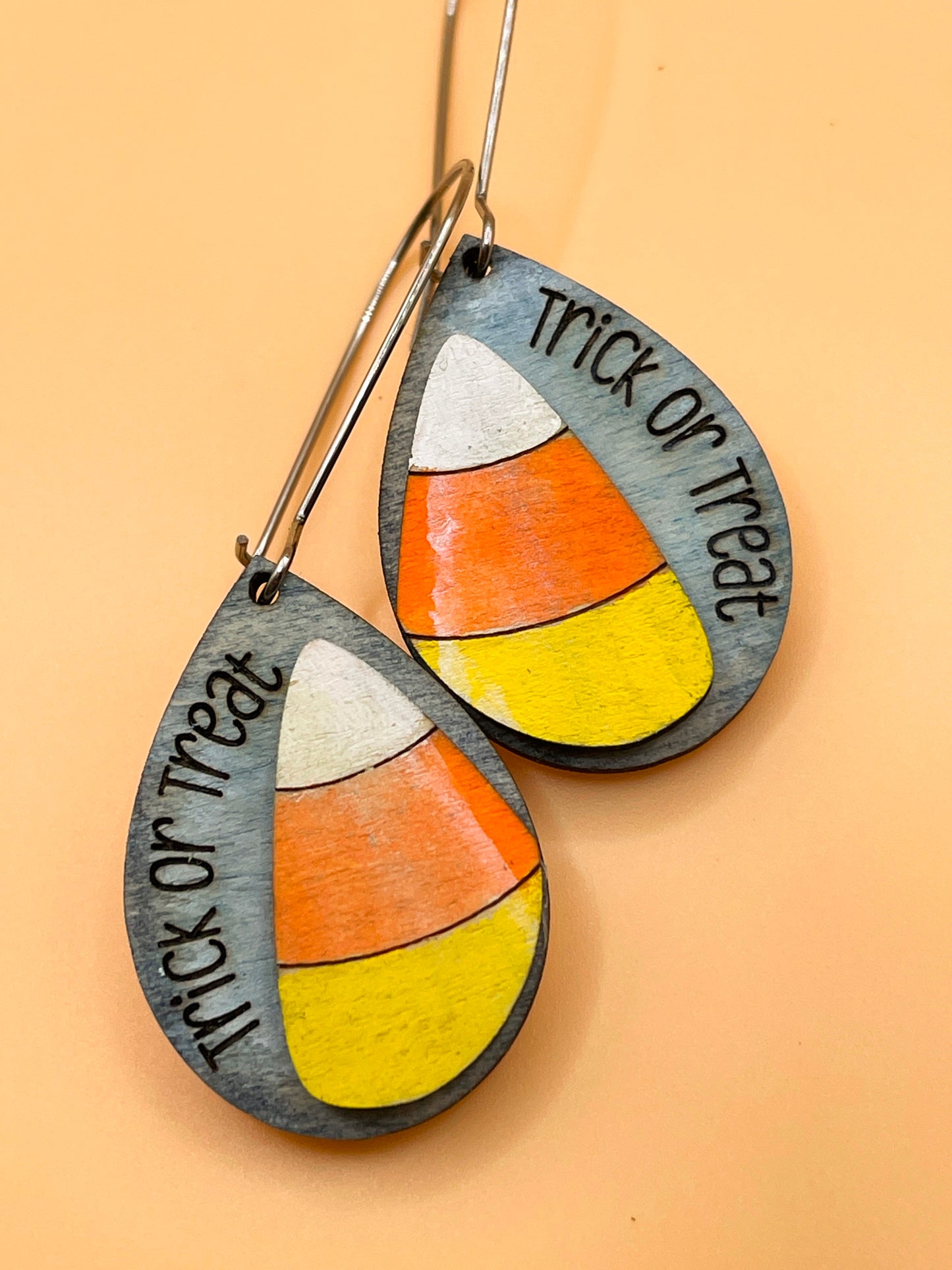 Trick or Treat Candy Corn Earrings