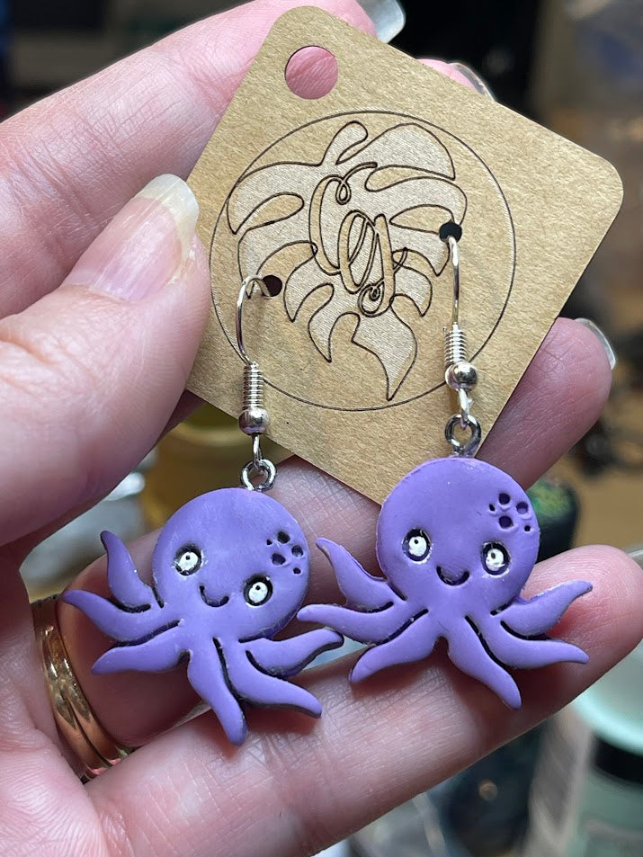 Octopus Earrings