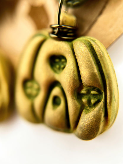 Pumpkin and Gourd Earrings