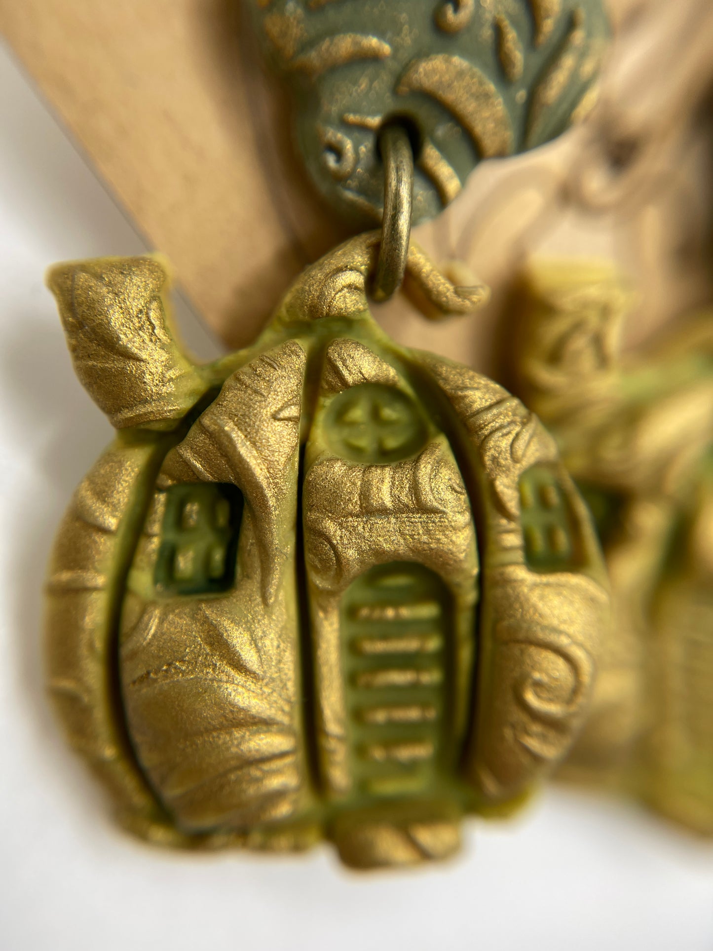 Pumpkin and Gourd Earrings