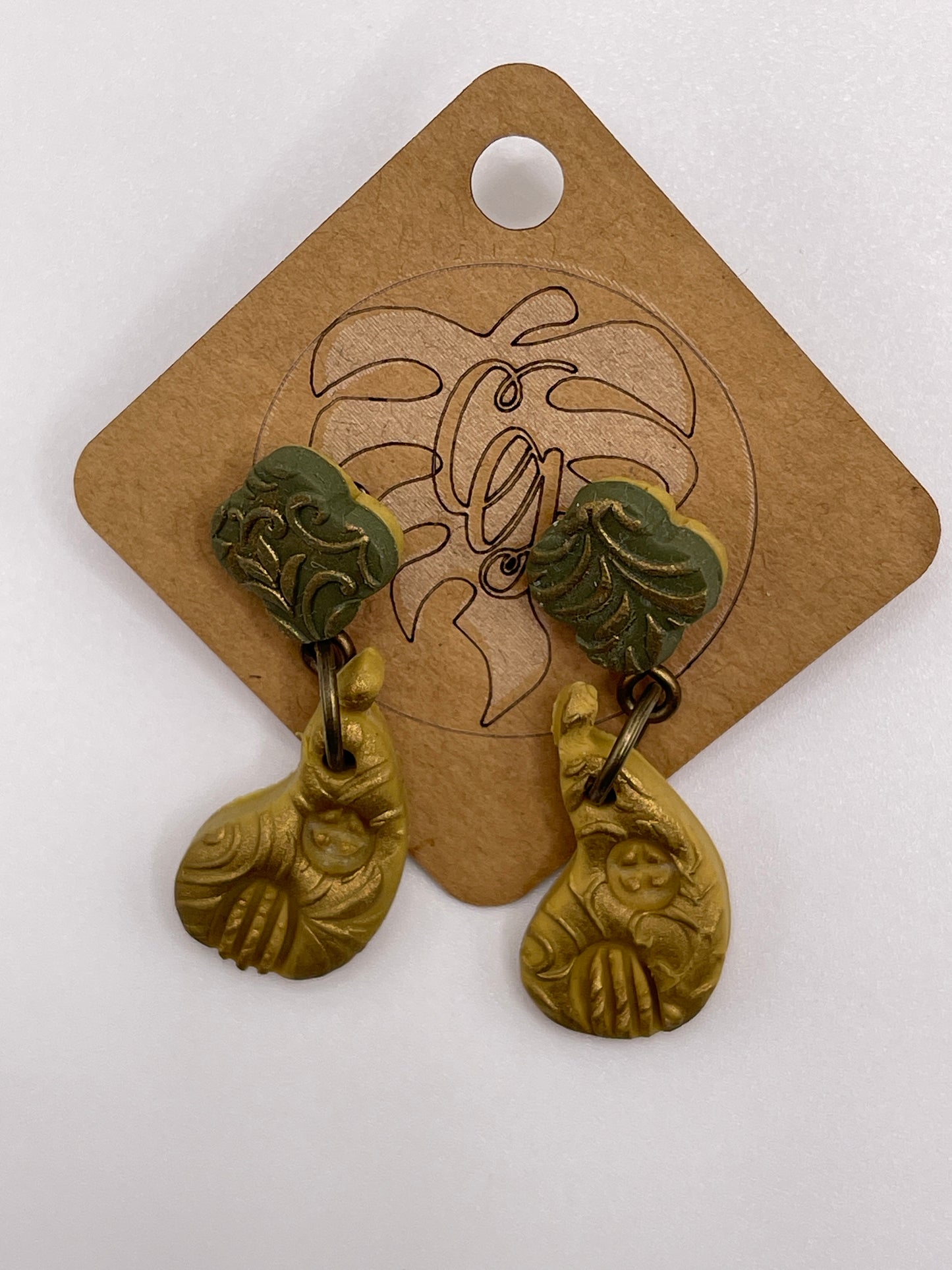 Pumpkin and Gourd Earrings