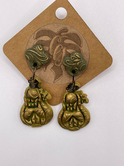 Pumpkin and Gourd Earrings