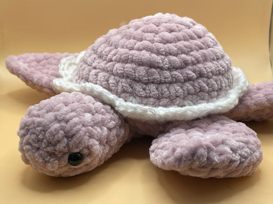 Pink Amigurumi Turtle