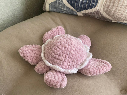 Pink Amigurumi Turtle